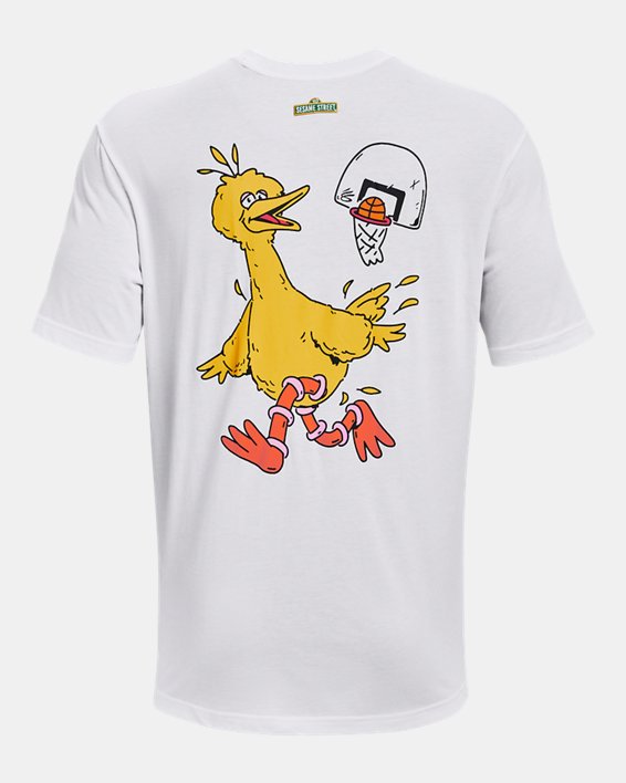 Men's Curry Big Bird Airplane T-Shirt, White, pdpMainDesktop image number 6